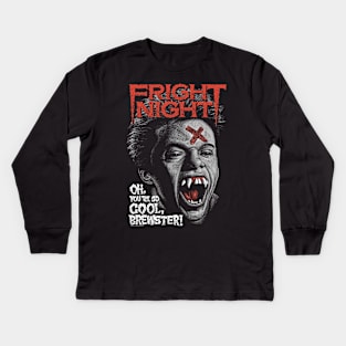 Fright Night, Horror, Cult Classic, Vampire Kids Long Sleeve T-Shirt